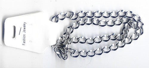 Metall-Collier ca. 50cm platin