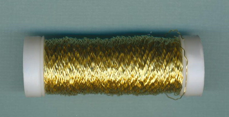 2232095 Bouillon Effektdraht gold 0,25mm 45m