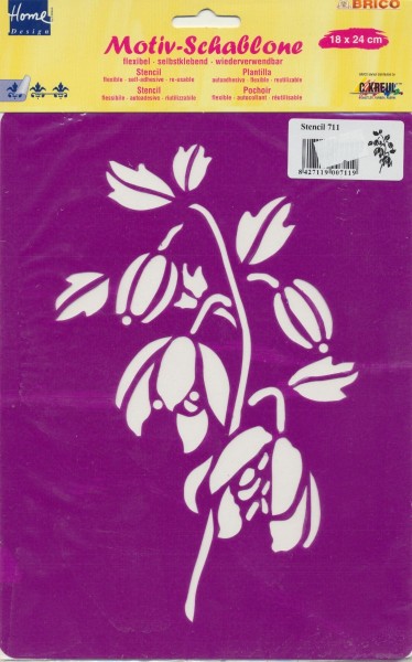 Motiv-Schablone Flower