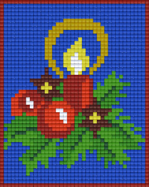 801182 Pixelhobby Klassik Set Weihnachtskerze