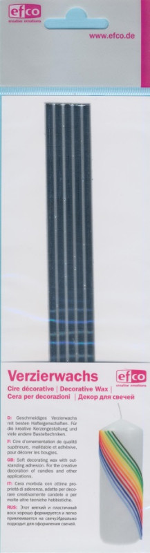 3524204 Wachs Flachstreifen 200 x 4mm silber 5 Stück