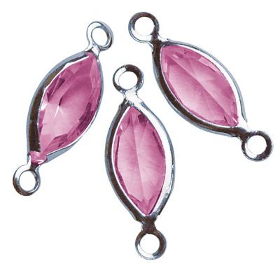 14297276 Swarovski Accessoires oval 17mm hot pink 7 Stück