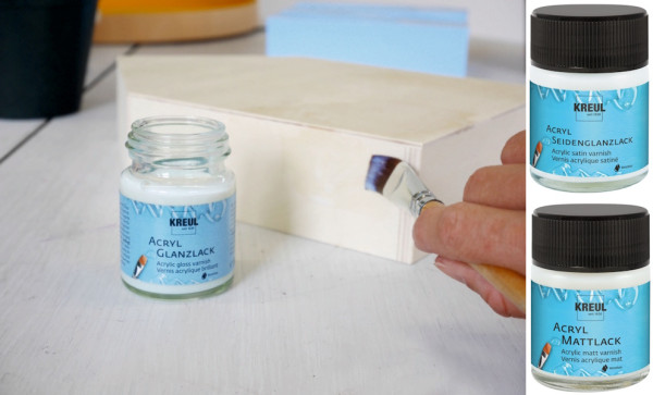 Acryllack auf Wasserbasis