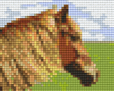 801304 Pixelhobby Klassik Set Pferd Landschaft