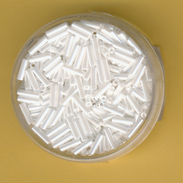 70420 Miyuki Stifte 6mm white pearl ceylon 10g