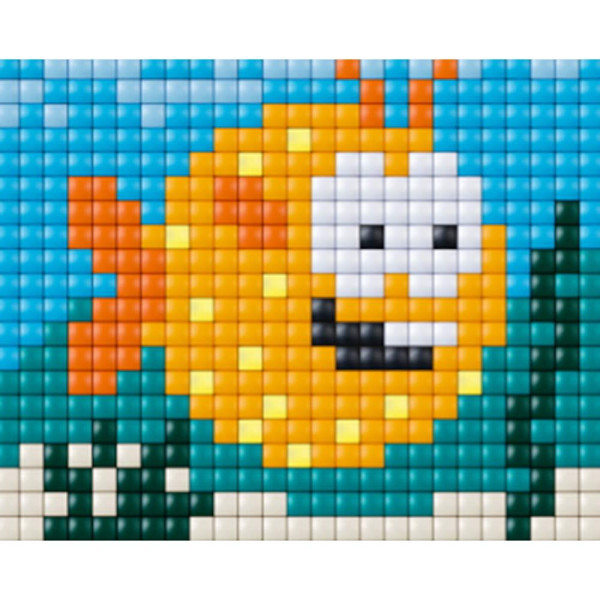 40046 Pixelhobby Bastelset XL Fisch gelb