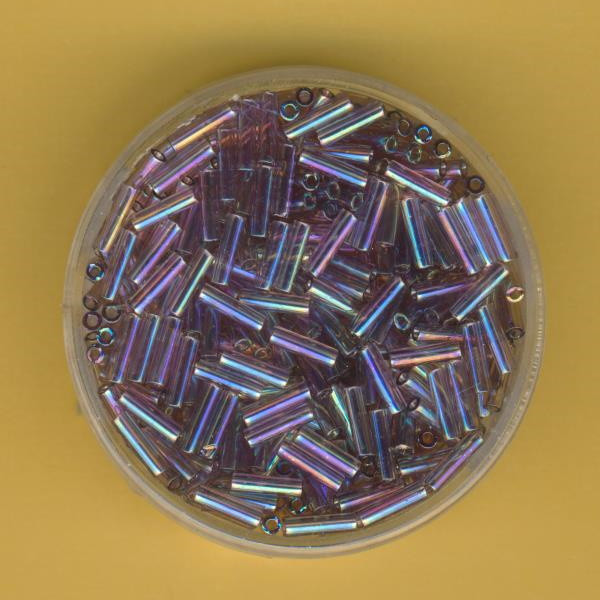 700256 Miyuki Stifte 6mm transparent helllila AB 10g