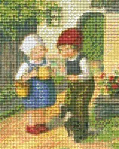 804058 Pixelhobby Klassik Set Ein Schwätzchen