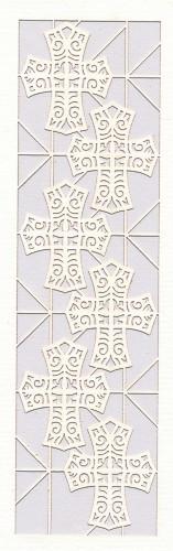 Laserstanzbogen Ornament-Kreuze