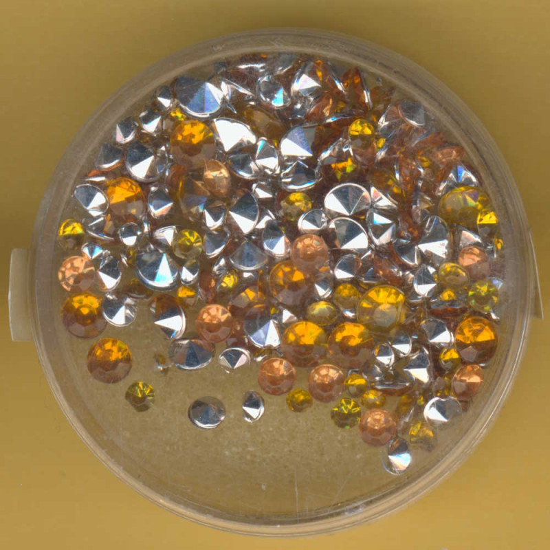 61824 Acry Strass Chatons 2 - 4mm topas 250 Stück