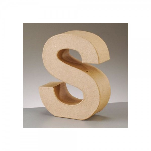 2630919 Papp Art Buchstabe S 17,5x13,8cm