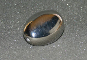 66400135 Metallperle Tropfen 40mm