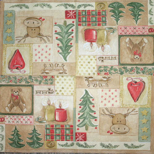 Serviette Weihnachtsdeko