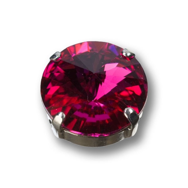 Swarovski Glasstein 13mm fuchsia