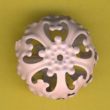 Ornamentperle 23x13mm pastellrosa