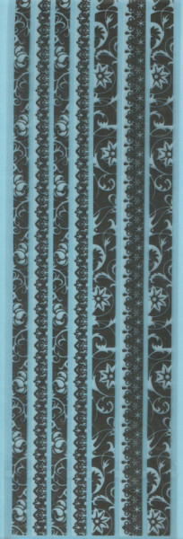 841069 Ribbon Sticker Ornamente schwarz transparent