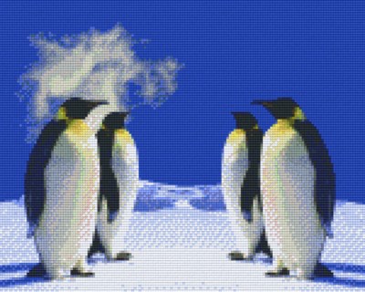 809233_Pixelset-Vier-Pinguine