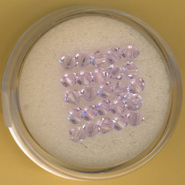 5301-04064 Swarovski Glasschliffperlen 4mm violett 25 Stück
