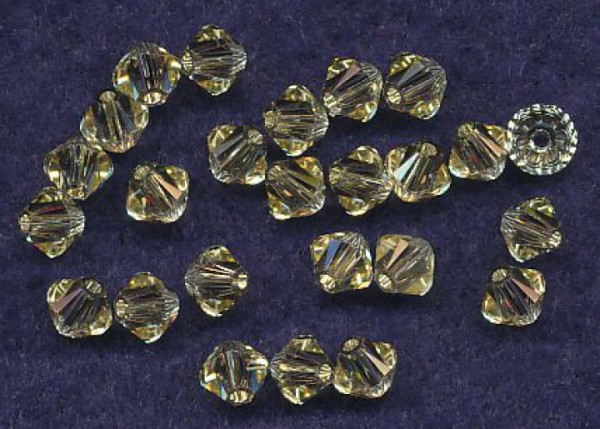 2207710 Swarovski Kristallschliffperlen 4mm jonquil 25 Stück