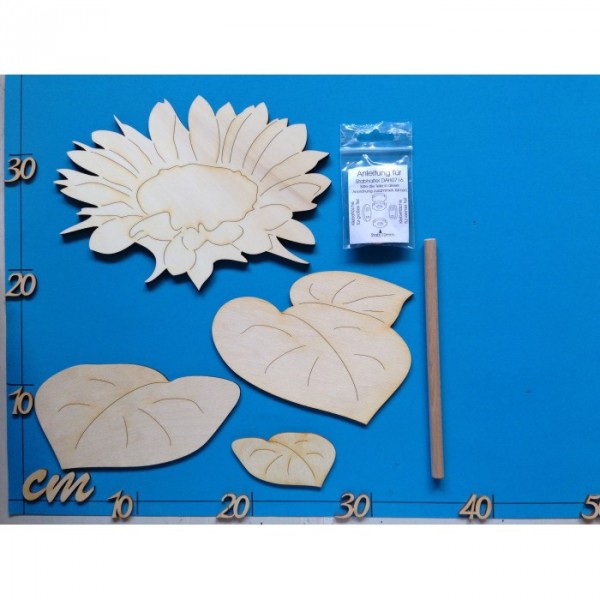 Holz-Deko Bastelset Sonnenblume 24cm