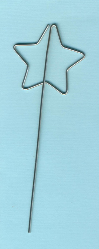 3710021 Notizhalter Metallstern 14 x4,5cm