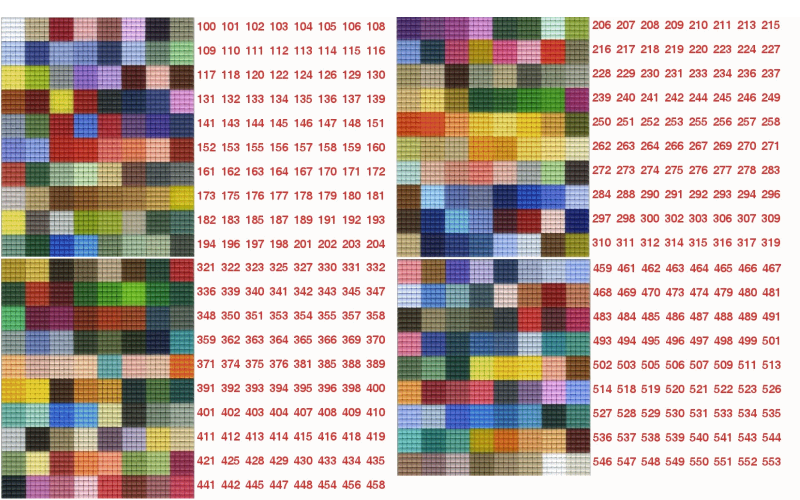 Pixelhobby Klassik Pixel Farben
