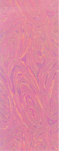 Wachsplatte 22,5x9cm apricot-rosa changierend