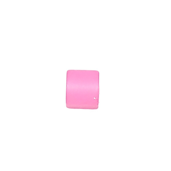 370606451 Polariswürfel Großloch rosa matt 6x6mm