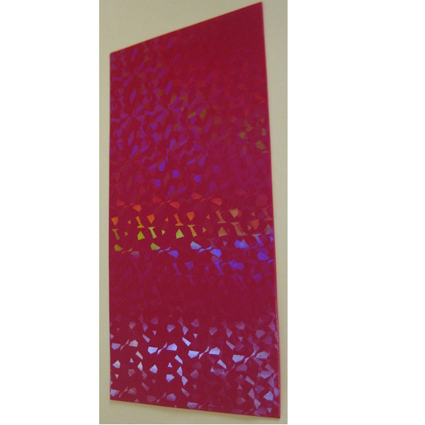 7010051 Kerzen Wachsplatte irisierend rot 200x100mm