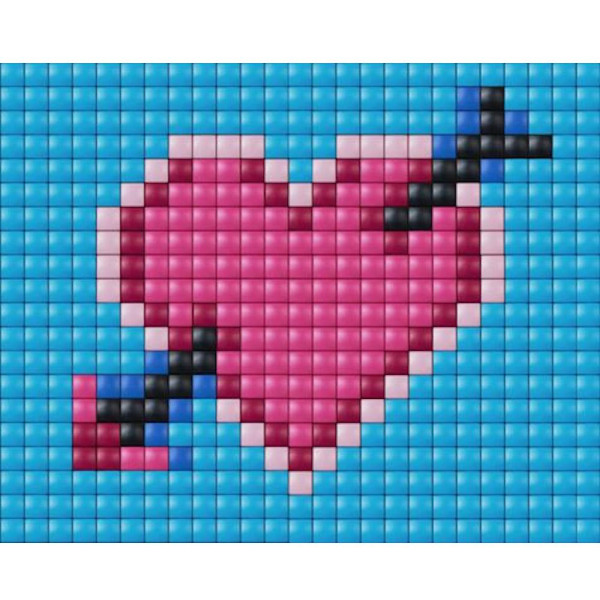 40033 Pixelhobby Bastelset XL Herz 1