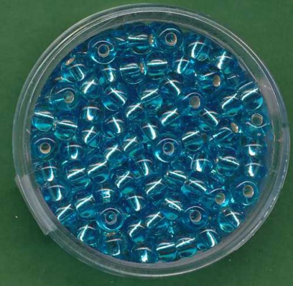 9278054 Rocailles 4,5mm blau Silbereinzug 17g