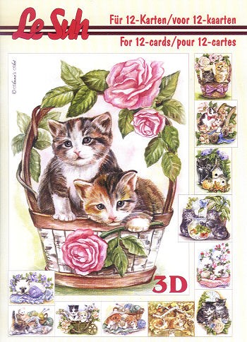 3D Motivbuch Katzen A5