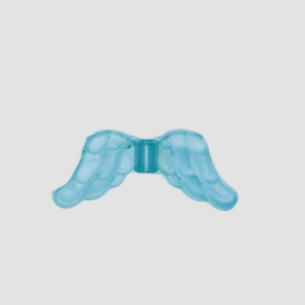 539001891 Acrylflügel türkis transparent 30x10mm