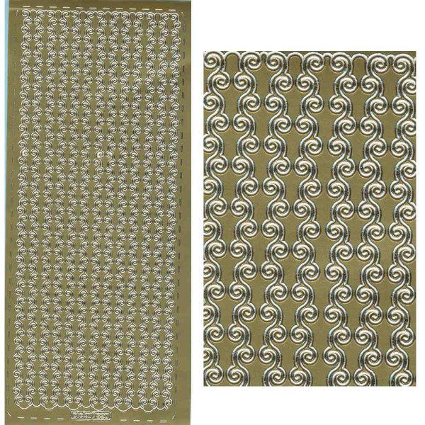 pu320g Sticker Borte gold