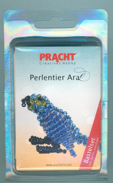 0156-10185 Perlentier Bastelset Hyazinth Ara aqua