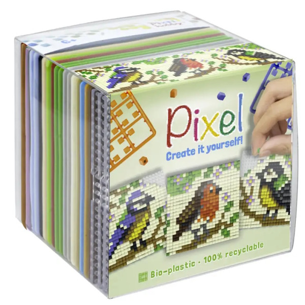 29040 Pixelhobby Set kleine Basisplatte Kleine Vögel