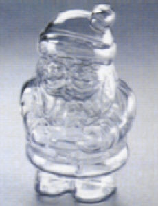6917542 Acrylform Weihnachtsmann 13cm teilbar