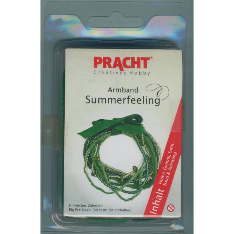 5233-00195 Bastelset Armband Summerfeeling grün-ton
