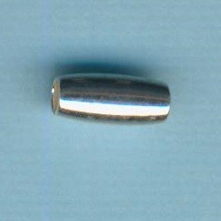 57244a_Metallperle-Olive-11x5mm-echt-versilbert