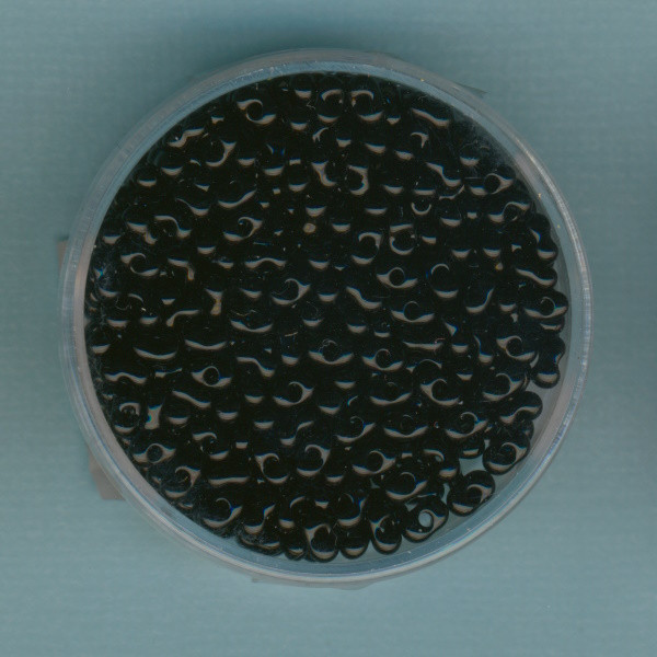 1060190 Mini Farfalle Perlen 2x4mm schwarz 17g