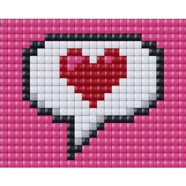 40034 Pixelhobby Bastelset XL Herz 2