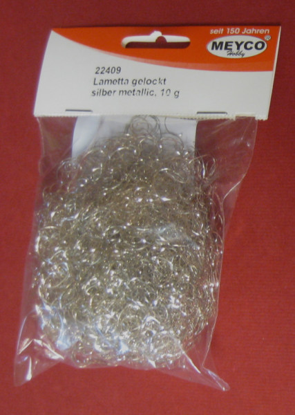 22409 Engelshaar gelockt silber metallic 10g