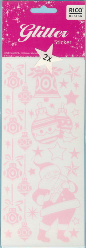 073840000 Glitter Sticker Weihnachten 4