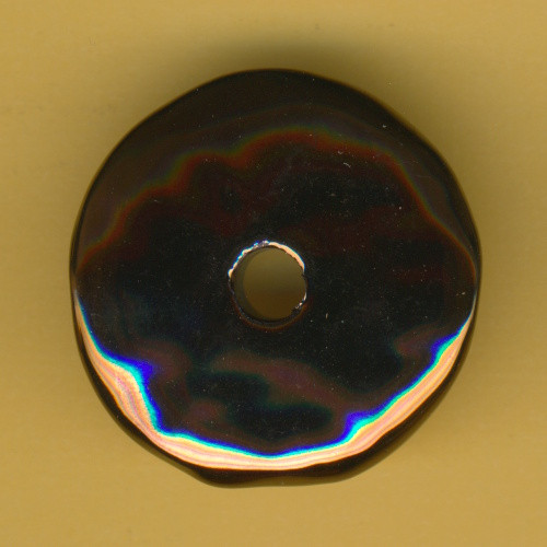 455032971 Keramikperle Donut 33mm kupfer