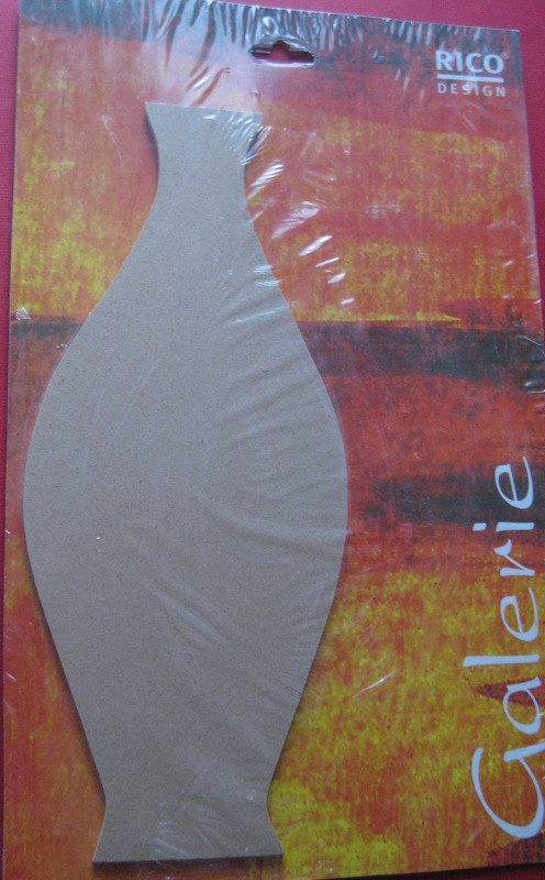 067720000 Holz Dekor Vase 31x13cm