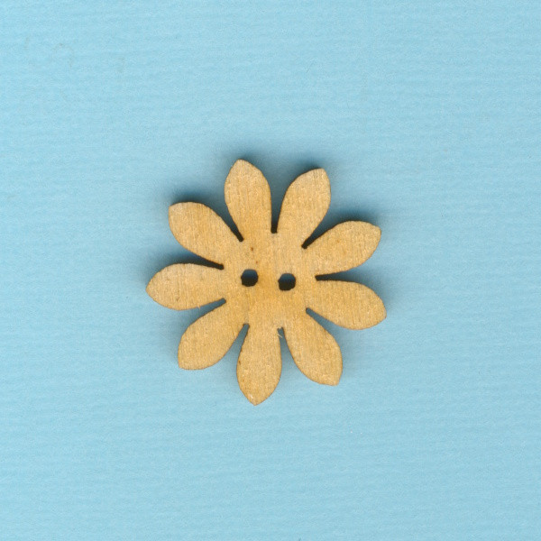 buh4902 Holzknopf Margerite 2cm