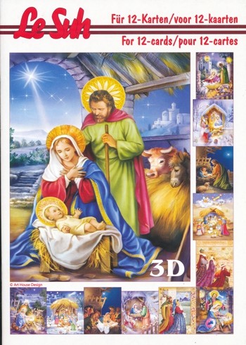 3D Motivbuch Weihnachtskrippe