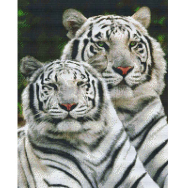 816111 Pixelhobby Klassik Set weiße Tiger