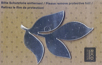 086050016 Wanddeko Spiegel Hibiscuszweig klein 5,5x7,5cm