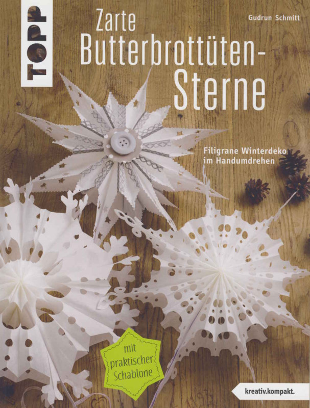 4244 Buch Zarte Butterbrottüten-Sterne